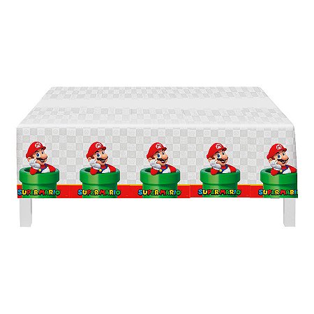Toalha de Mesa - Super Mario - 1 unidade - FestColor - Rizzo
