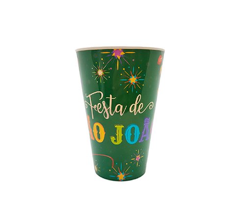 Copo Plástico Texas São João - Verde - 700ml  - 1 unidade - Rizzo