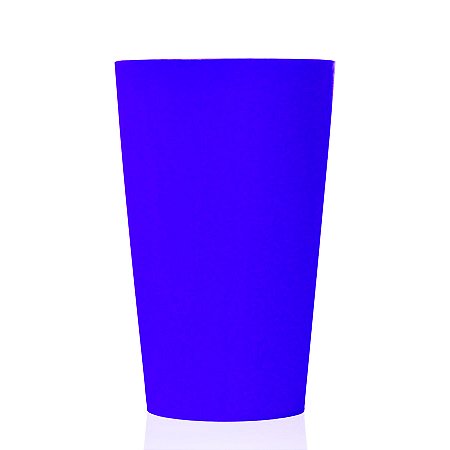 Copo de Acrílico Durável 300ml  - Azul Royal - 1 unidade - Rizzo