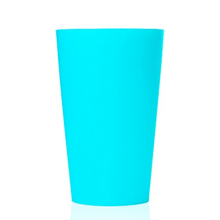 Copo de Acrílico Durável 300ml  - Azul Claro - 1 unidade - Rizzo