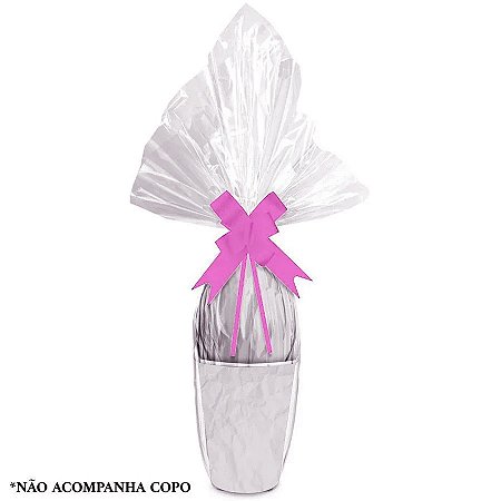 Kit Ovo no Copo Rosa (Saco Express + Papel Chumbo + Laço Fácil) - 1 unidade - Rizzor5m4a1p12