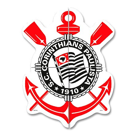 Kit Decorativo - Corinthians 4 partes - 1 unidade - FestColor - Rizzo