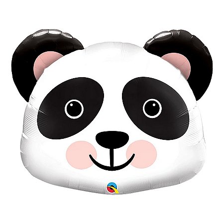Balão de Festa Microfoil 31" 78cm - Panda Precioso - 1 unidade - Qualatex Outlet - Rizzo