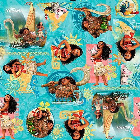 Folha para Ovos de Páscoa Moana 69x89cm - 5 unidades - Cromus - Rizzo