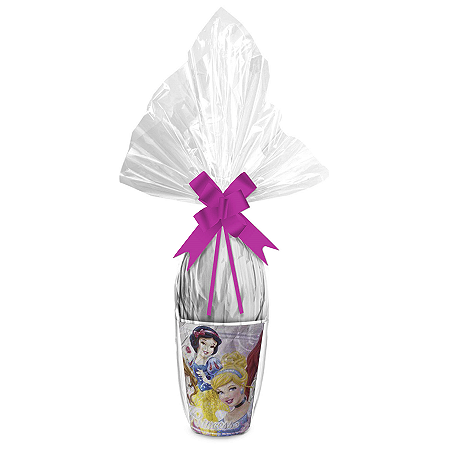 Kit Ovo no Copo Princess Cores (Copo + Saco Express + Papel Chumbo + Laço Fácil) - Páscoa Rizzo