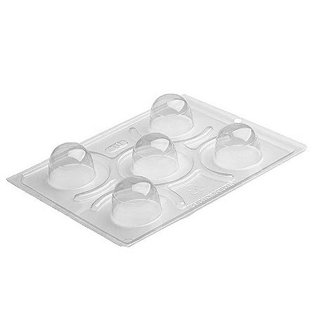 Forma de Acetato Trufa Cod10 - 5 cavidades  - 1 unidade - Rizzo
