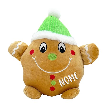 Biscoito com Chapéu de Pelúcia Personalizado - 25cm - 1 unidade - Rizzo
