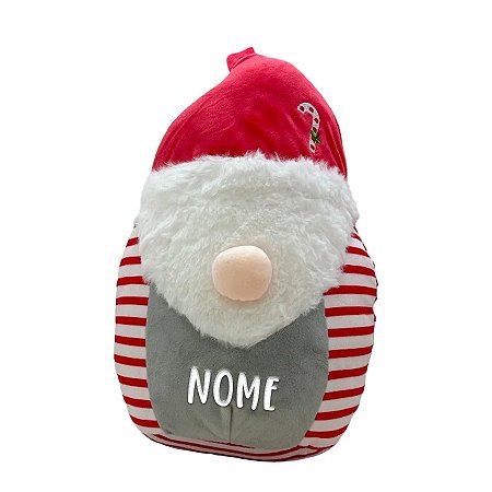 Papai Noel com Pijama de Pelúcia Personalizado - 22cm - 1 unidade - Rizzo