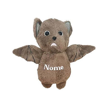 Morcego de Pelúcia Personalizado - 22cm - 1 unidade - Rizzo