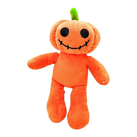 Abóbora Olho Aberto de Pelúcia - 21cm - 1 unidade - Rizzo