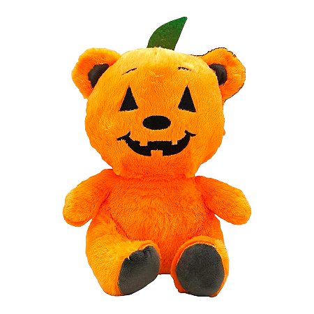 Urso Abóbora de Pelúcia - 23cm - 1 unidade - Rizzo