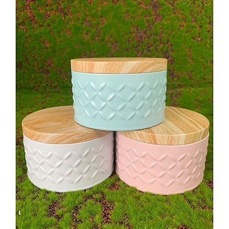 Lata Texturizada G 13,5cm x 8cm - 01 unidade