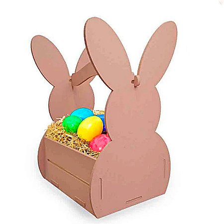 Porta Doces - Coelho MDF - 16x9x13cm - 1 unidade - Rizzo
