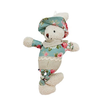 Coelho Florido para Pendurar - 20cm - 1 unidade - Rizzo