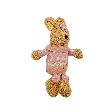 Coelha Rosa para Pendurar - 20cm - 1 unidade - Rizzo