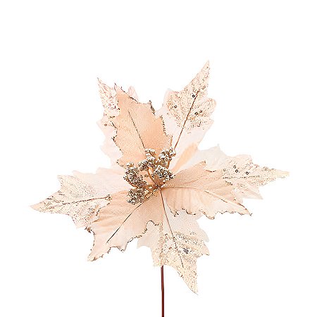 Poisentia Decorativo - Glitter Nude - 30cm - 1 unidade - Cromus - Rizzo