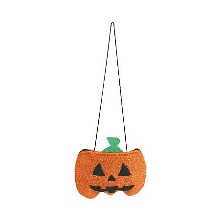 Bolsinha Abobóra Laranja de Halloween - 20,5cm - 1 unidade - Cromus - Rizzo