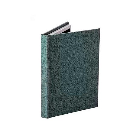 Livro Caixa em MDF com Linho - 18x25x2cm - 1 unidade - Rizzo