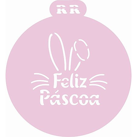 Stencil de Páscoa -1 unidade - RR CORTADORES - Rizzo