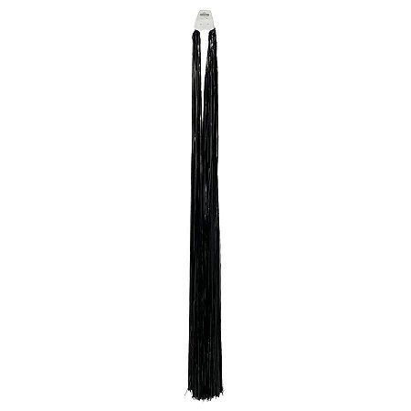 Chicote Metalizado Franja Carnaval 80cm - Preto - 1 unidade - Rizzo
