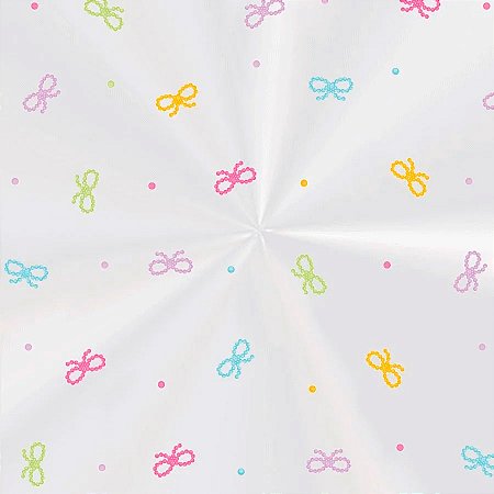 Saco Para Presente Decorado - Laços - 100 unidades - Cromus - Rizzo