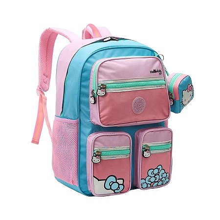 Mochila Escolar - Hello Kitty - 1 unidade - Rizzo