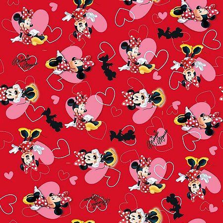 Folha para Ovos de Páscoa Minnie Love 69x89cm - 25 unidades - Cromus - Rizzo