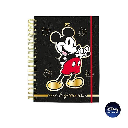 Caderno Smart Univ. Com Folhas Reposicionáveis - Mickey - Ref. 4639 - Disney Original - 1 unidade - DAC Art - Rizzo