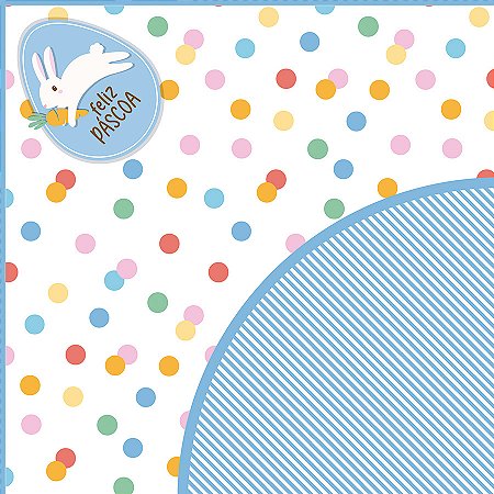 Saco Express 24x24cm para Ovos de 100g a 150g - Jump Azul - 25 unidades - Cromus - Rizzo