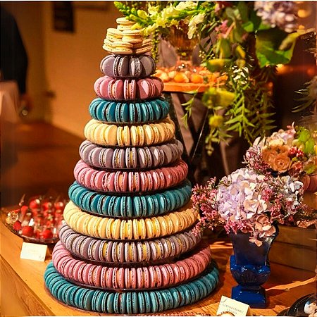 Torre Para Macarons 12 Andares (335 Macarons) San Felipo - Rizzo