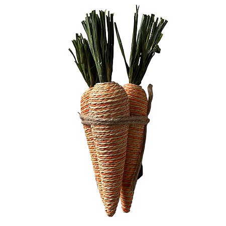 Enfeite Decorativo de Páscoa - Cenouras - 20cm - 1 unidade - Rizzo