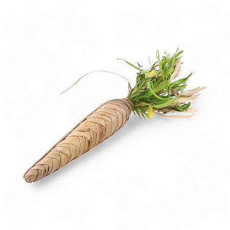 Enfeite Decorativo de Páscoa - Cenoura de Palha - 45cm - 1 unidade - Cromus - Rizzo