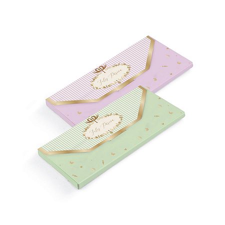Envelope Para Barra De Chocolate - Quinn Composê - 10 unidades - Cromus - Rizzo