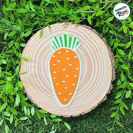 Guardanapo de Páscoa - Cenoura - 27x32cm - 10 unidades - Rizzo