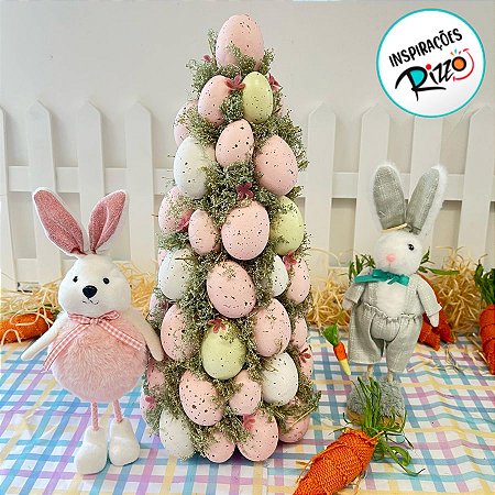 Topiaria de Ovos "Árvore da Páscoa" - 38cm - 1 unidade - Cromus  - Rizzo