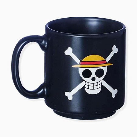 Mini Caneca de Cerâmica Tina - Luffy Skull - 100ml - 1 unidade - Rizzo
