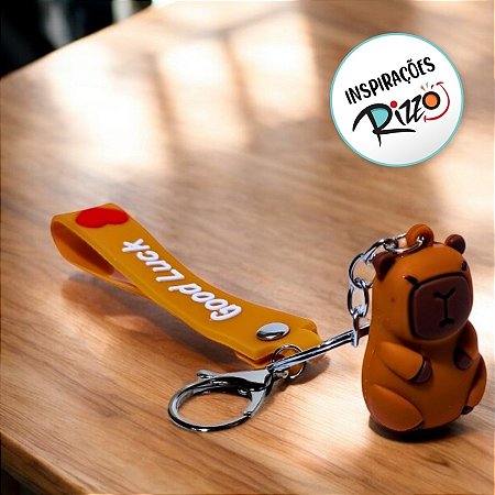 Chaveiro Good Luck Capivara Irritada - 4cm - 1 unidade - Rizzo