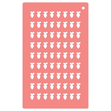 Placa para Confeitos e Sprinkles - Cenoura - Ref. 1526 - 1,8cm - 1 unidade - RR Cortadores - Rizzo