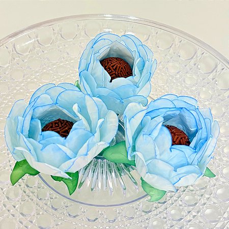 Forminha para Doces Finos - Bela Azul Bebe - 30 unidades - Decora Doces - Rizzo