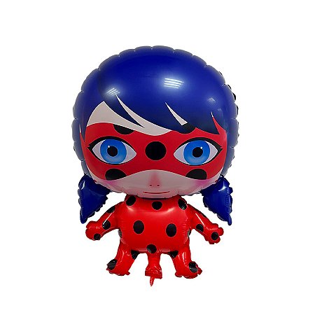 Balão de Festa Microfoil 48cm - Ladybug - 1 unidade - Rizzo