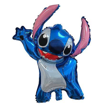 Balão de Festa Microfoil 61cm - Stitch - 10 unidades - Rizzo