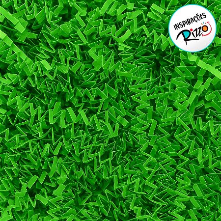 Palha Decorativa de Papel Verde Limão - 100g - 1 unidade - Rizzo