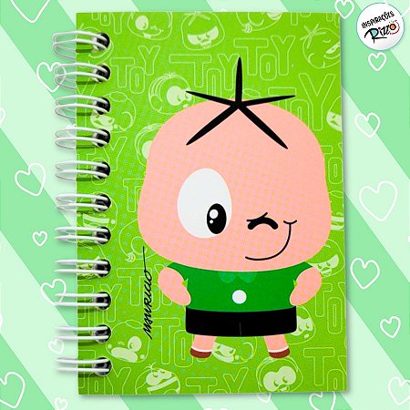 Caderninho de Anotações - Cebolinha - Turma da Mônica - 50 Folhas - 7x10cm - 1 unidade - Rizzo