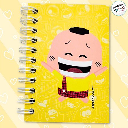 Caderninho de Anotações - Cascão - Turma da Mônica - 50 Folhas - 7x10cm - 1 unidade - Rizzo