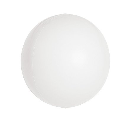 Balão de Festa Metalizado 15'' 38cm - Esphera Branco Redondo - 1 unidade - Cromus - Rizzo