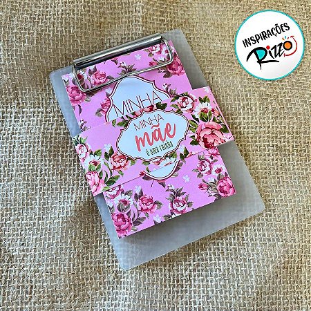 Bloco Para Anotação Com Prancheta - Minha Mãe é uma Rainha - 13x9,5cm - 1 unidade - Rizzo