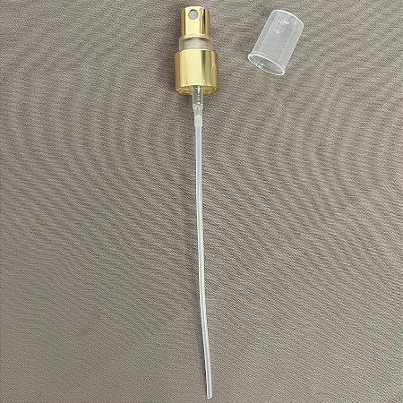 Válvula Spray Mini - Dourado com Tampa Transparente - T18 - 1 unidade - Rizzo