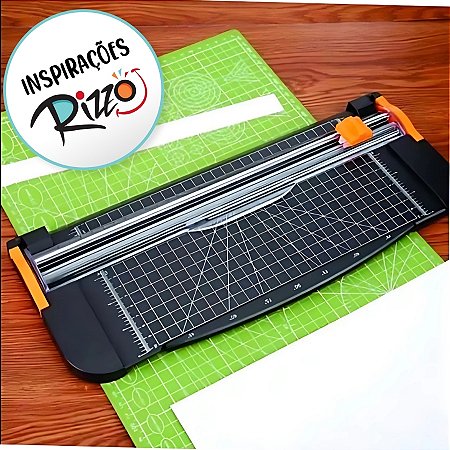 Mini Guilhotina Refiladora A4 - 38cm - 1 unidade - Rizzo