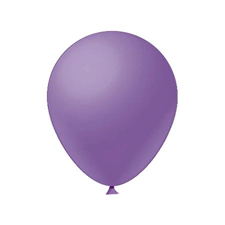 Balão de Festa Redondo Profissional Látex Liso - Lilas Vintage - 1 unidade - FestBall - Rizzo