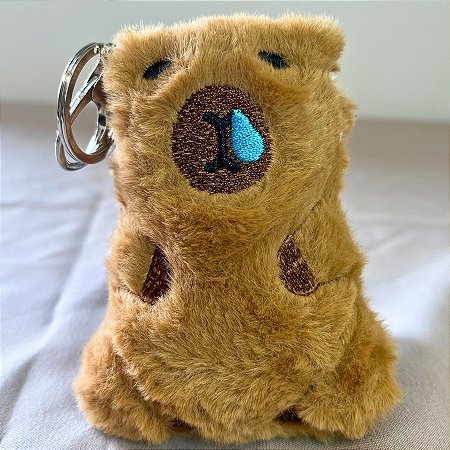 Capirava Chaveiro De Pelucia Com Espelho Duplo - Com Nariz Escorrendo - 10x8,5cm - 1 unidade - Rizzo